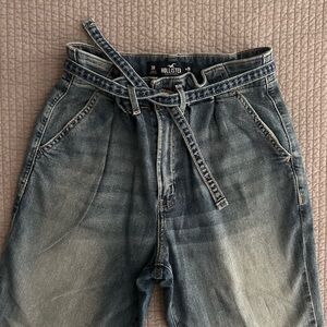 Hollister Belted & Paperbag Waist Jeans